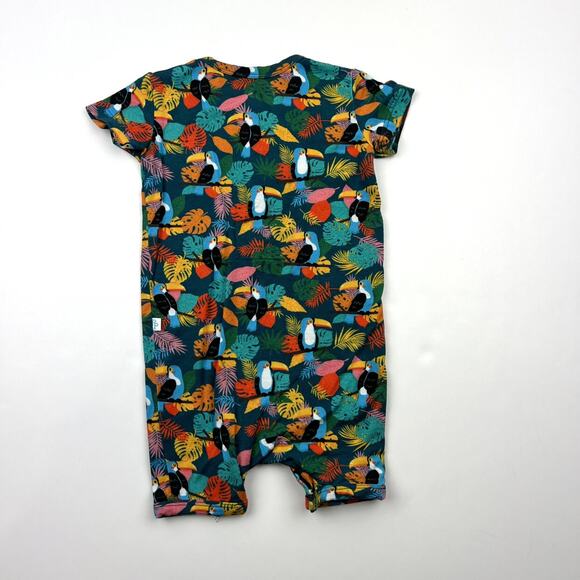 Posh Peanut Rio Henley Short Sleeved Romper - Picture 5 of 5